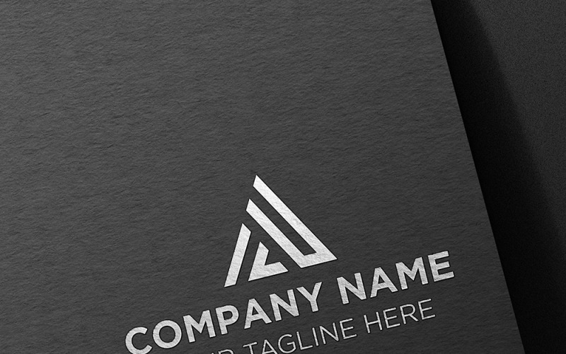 Um Modelo de Logotipo Profissional de Carta