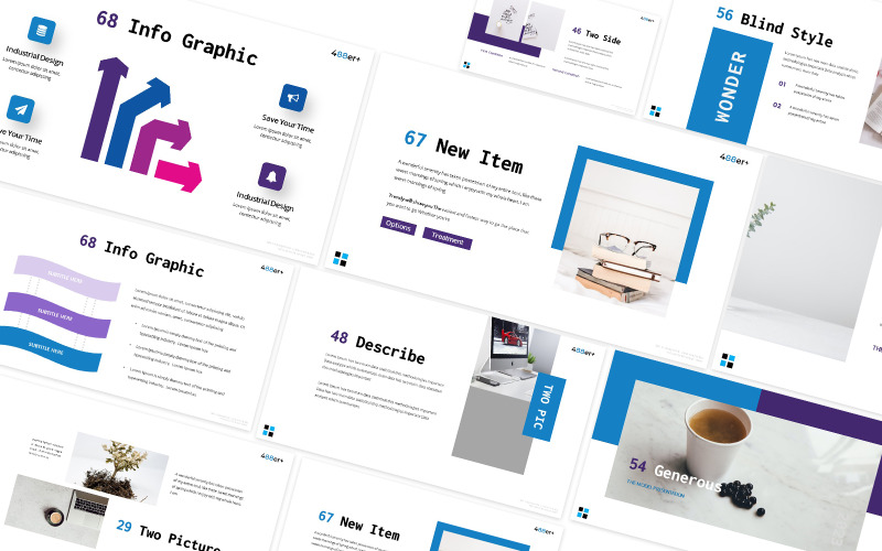 La plantilla de PowerPoint modelo generoso - TemplateMonster