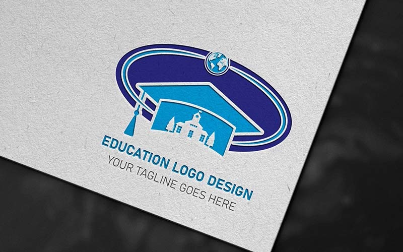 Profesjonalna edukacja Logo Design-tożsamość marki