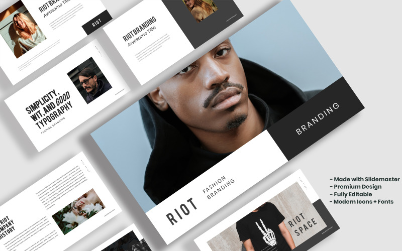 RIOT - Stedelijke Google Slides-sjabloon