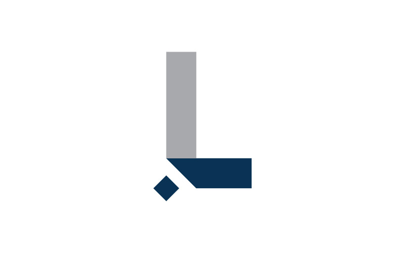 L Lettera Logo vettore Modello icona 1
