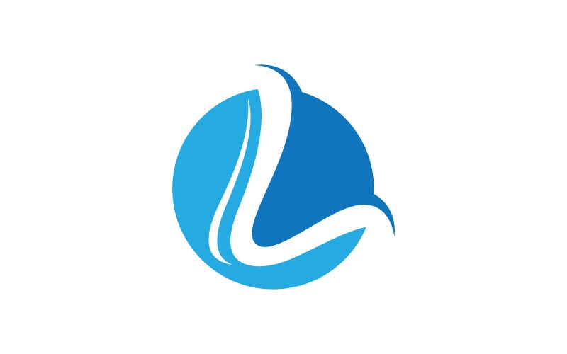 Modèle d'icône de vecteur de logo de lettre L5