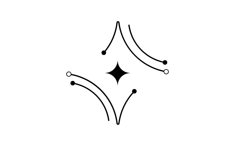 Vector de diseño de ilustración de circuito, símbolo de tecnología8