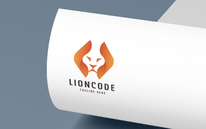 Lví kód profesionální logo