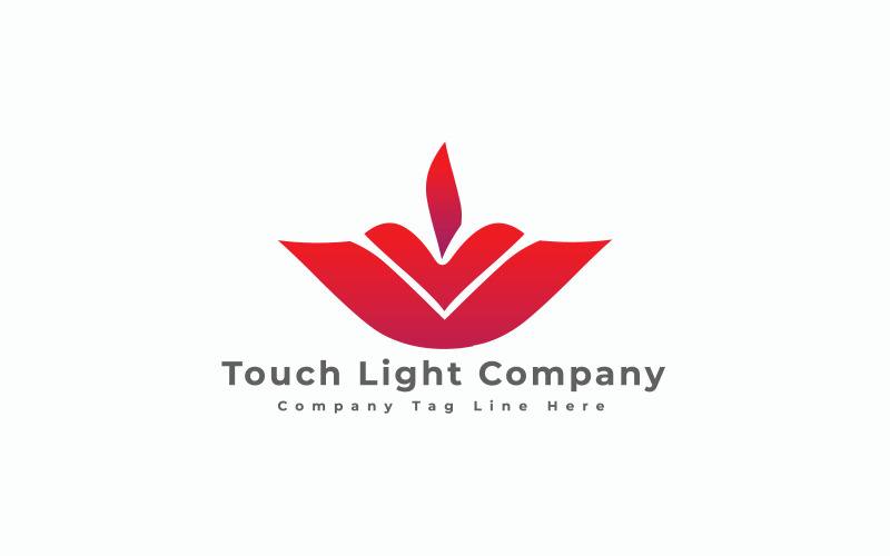 Modelo de logotipo da empresa Free Touch Light