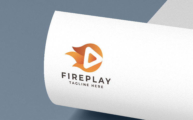 Професійний логотип Fire Play Media