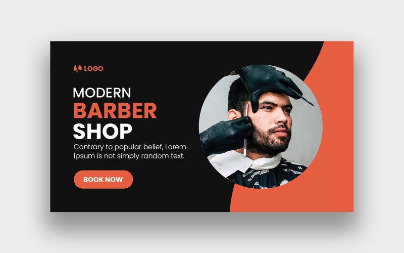 Barbershop thumbnail design #288884 - TemplateMonster