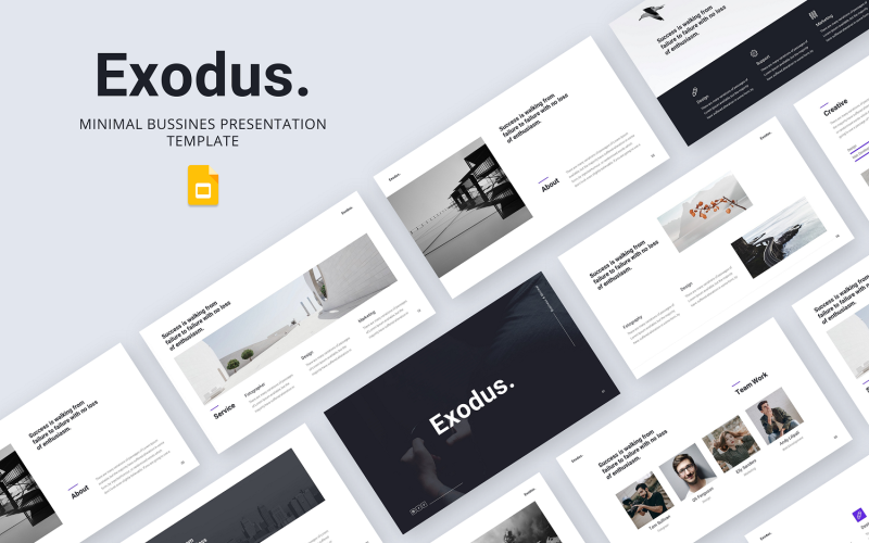 Exodus - Minimal Business Google Slide Mall