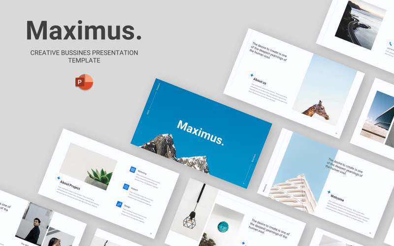 Maximus - 创意商业PowerPoint模板