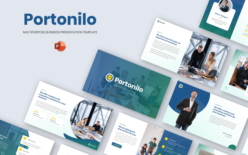 Portonilo - 多用途业务的PowerPoint模板