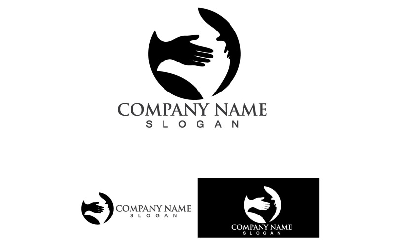 Pregnant Woman Health Logo Vector Template Design V12