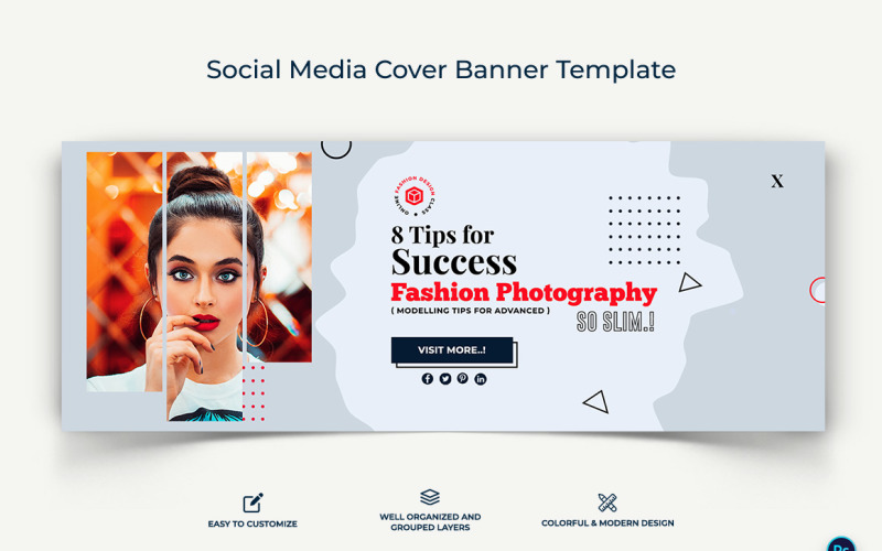 Fashion Facebook Cover Banner Design Template-15