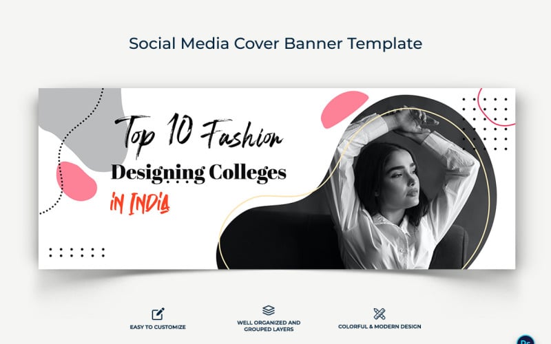 Modèle de conception de bannière de couverture Facebook de mode-25