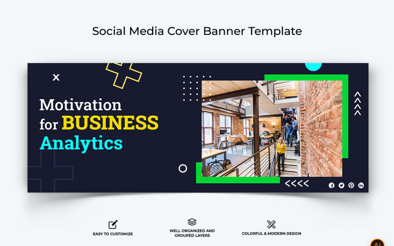 Бізнес-послуги Facebook Cover Banner Design-31