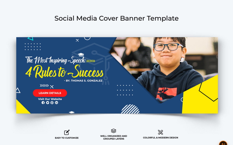Education Facebook Cover Banner Design-16