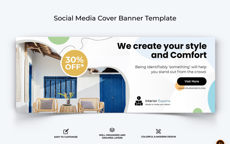 Interior Minimal Facebook Cover Banner Design-18