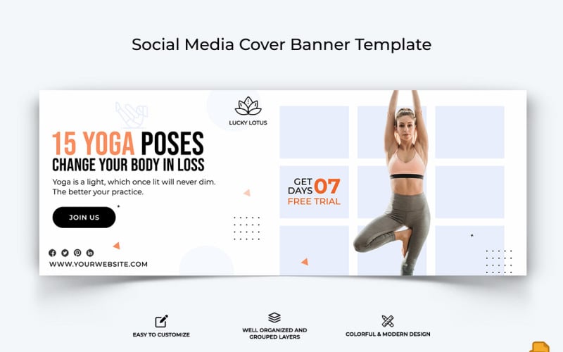 Yoga and Meditation Facebook Cover Banner Design-030