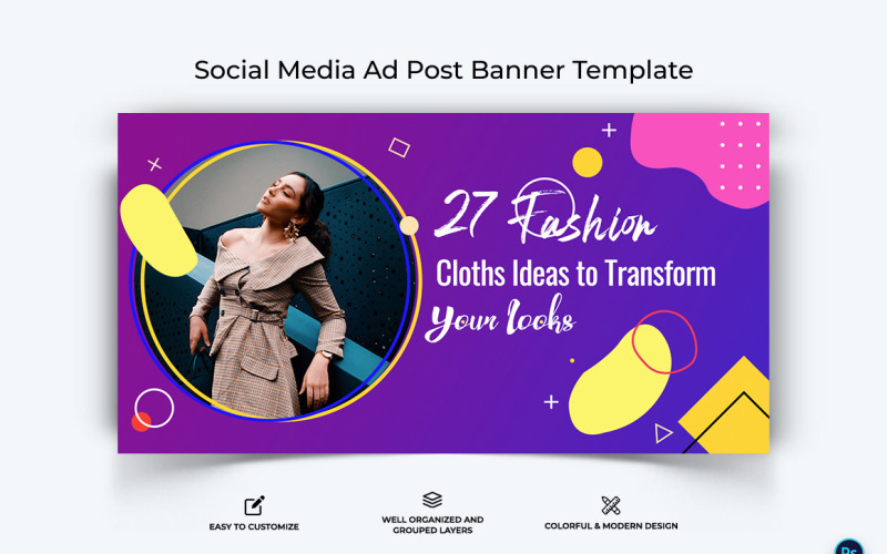 Fashion Facebook Ad Banner Design Template-22