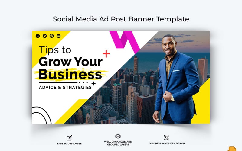 Business Service Facebook Ad Banner Design-024