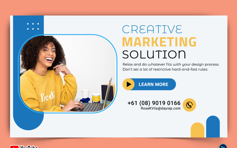 Business Service YouTube Thumbnail Design Template-64