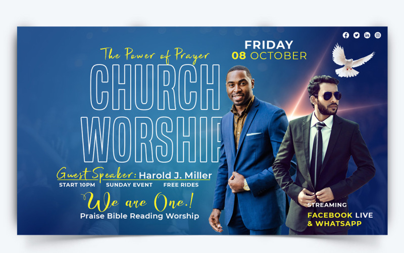 Church Speech YouTube Thumbnail Design Template-08