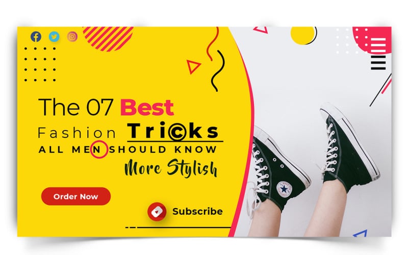 Fashion YouTube Thumbnail Design Template-06
