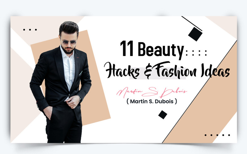Fashion YouTube Thumbnail Design Template-24