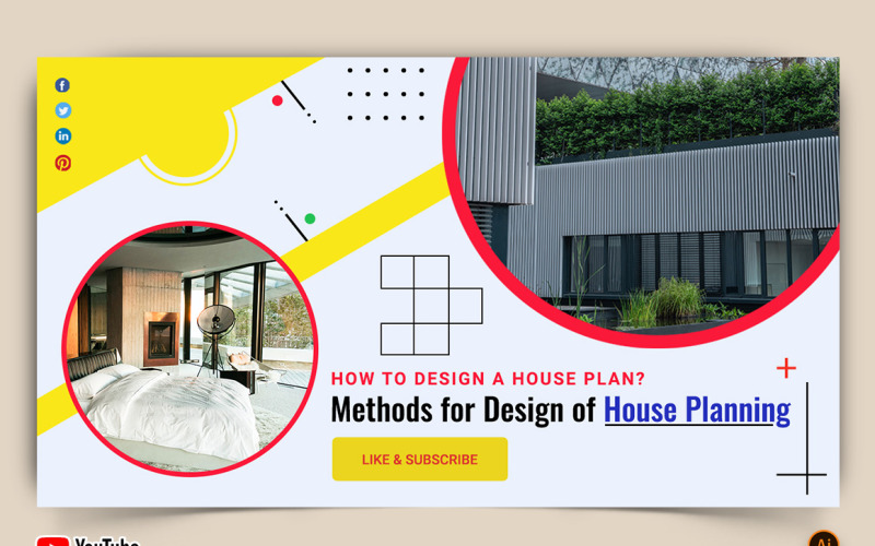 Architecture YouTube Thumbnail Design -14 - TemplateMonster