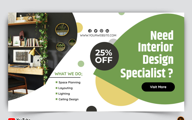 Interior Minimal YouTube Thumbnail Design -24