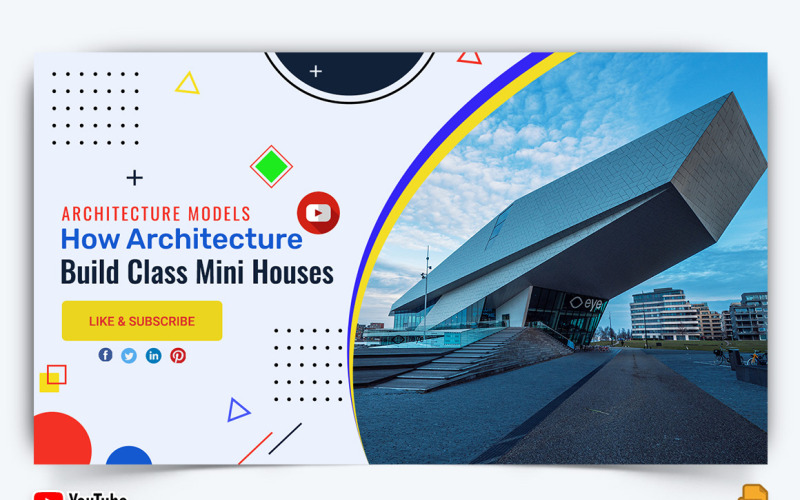 Architecture YouTube Thumbnail Design -015 - TemplateMonster
