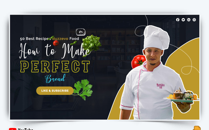 Chef Cooking YouTube Thumbnail Design -004
