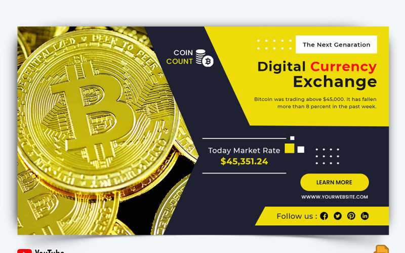 Criptovaluta YouTube Thumbnail Design -027
