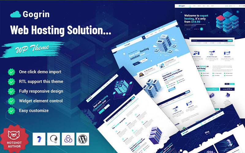Gogrin - Hosting Çözümü WordPress Teması
