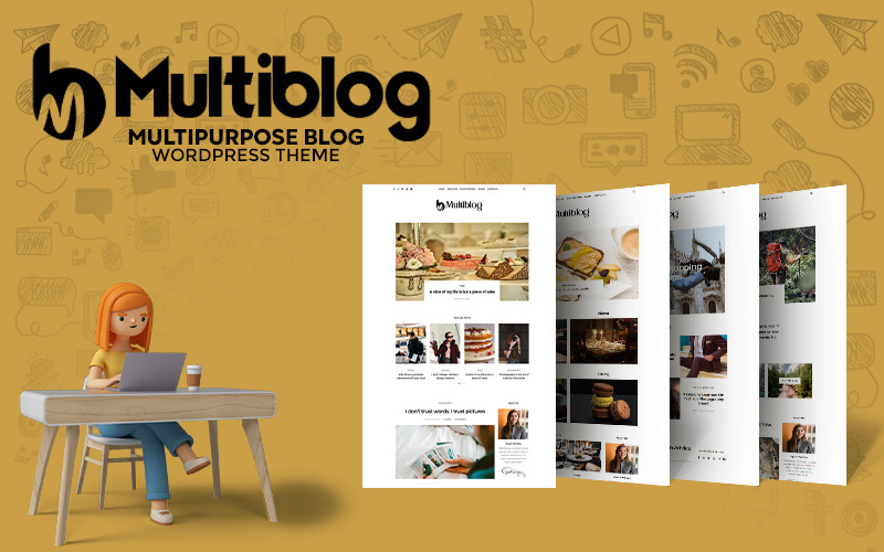 Multiblog – Többcélú blog WordPress téma