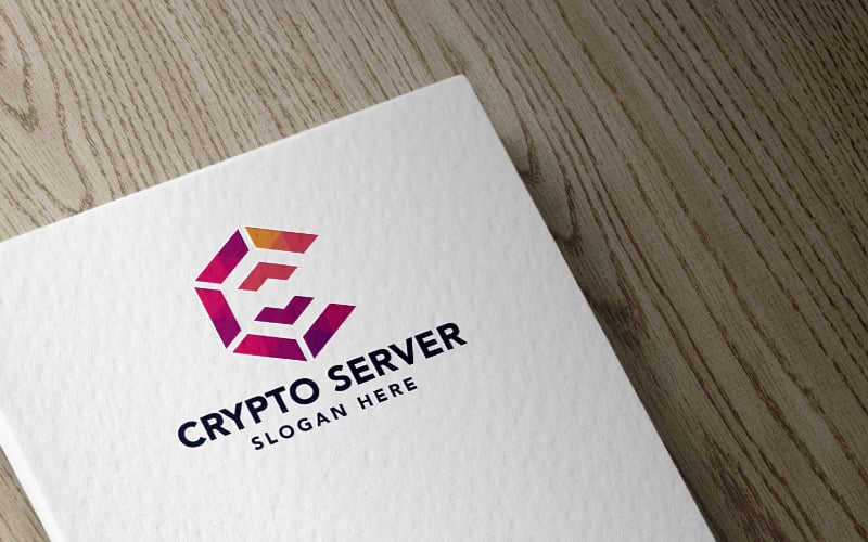 Crypto Server písmeno C Logo
