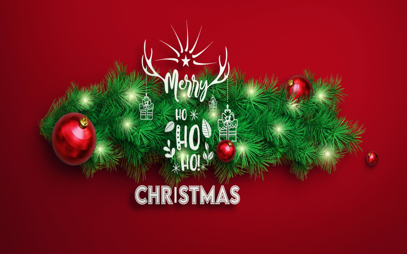 Design de logotipo de loja de Natal