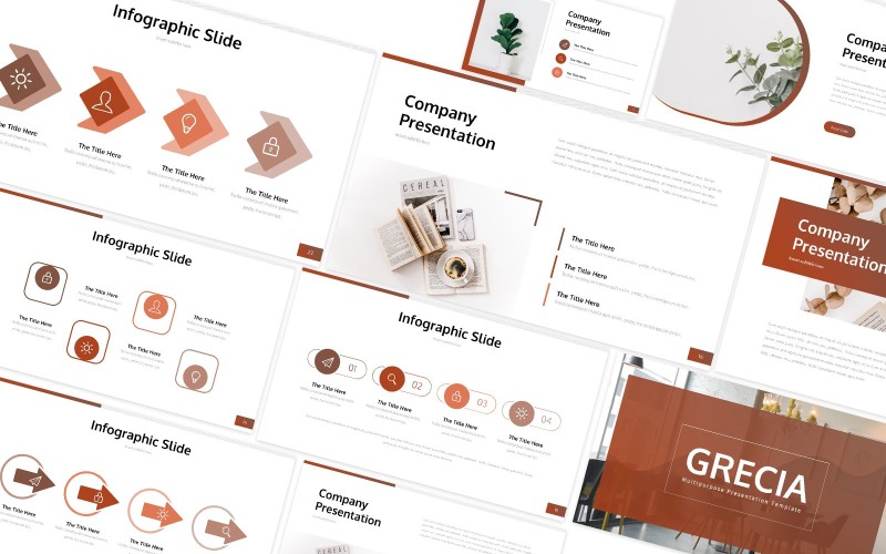 Grecia Mehrzweck-Business-Powerpoint-Vorlage
