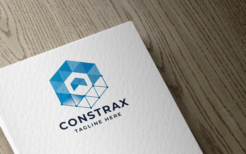 Logotipo de Cubo de construcción Pro
