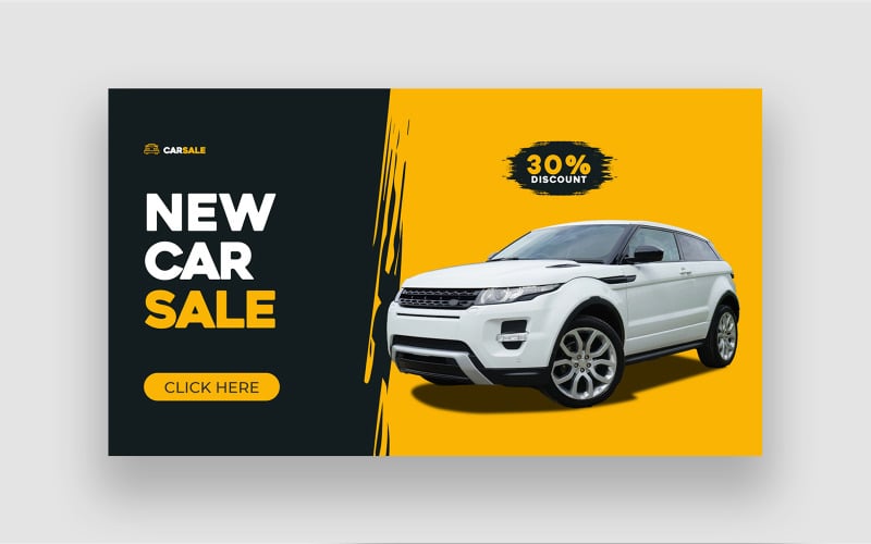 Car Sale YouTube Thumbnail 4 #293421 - TemplateMonster