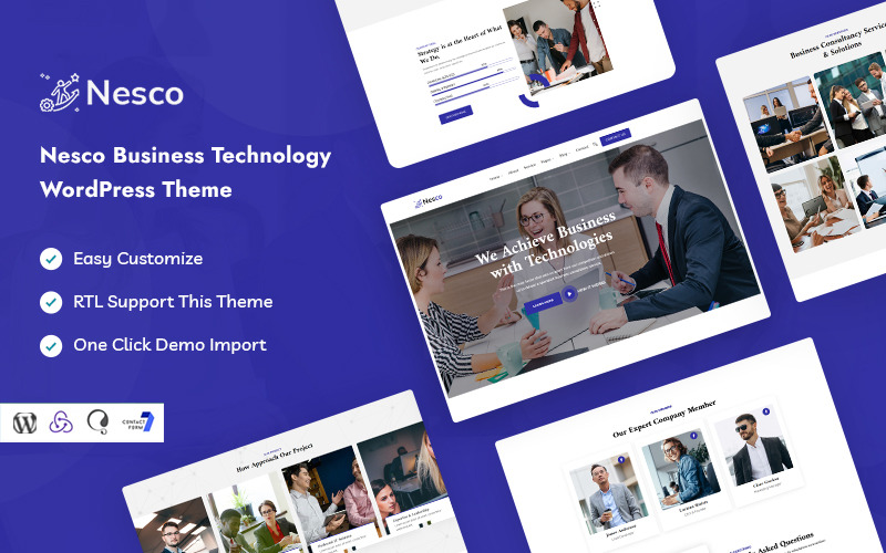 Nesco – Üzleti és technológiai WordPress téma