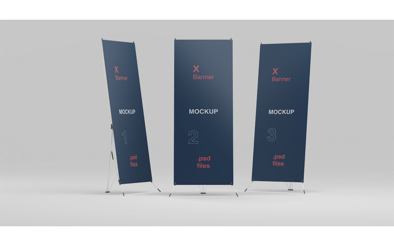 Banner Mockup Set - Banner Mockup Set