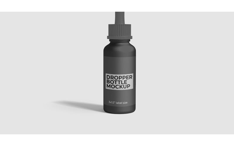 Dropper Bottle Mockup - Макет пляшки-крапельниці
