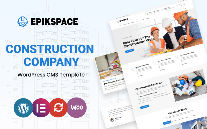 Epikspace - Thème WordPress pour l'industrie et la construction