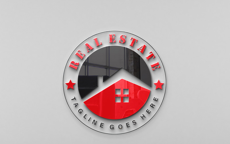 Plantilla de logotipo profesional de bienes raíces