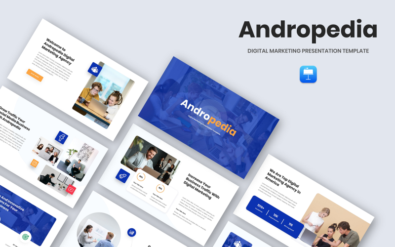 Andropedia - Digital Marketing Keynote  Template