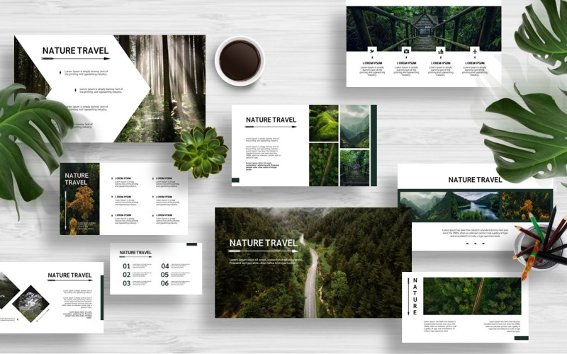 Modèle Power Point pour Voyage, Aventure