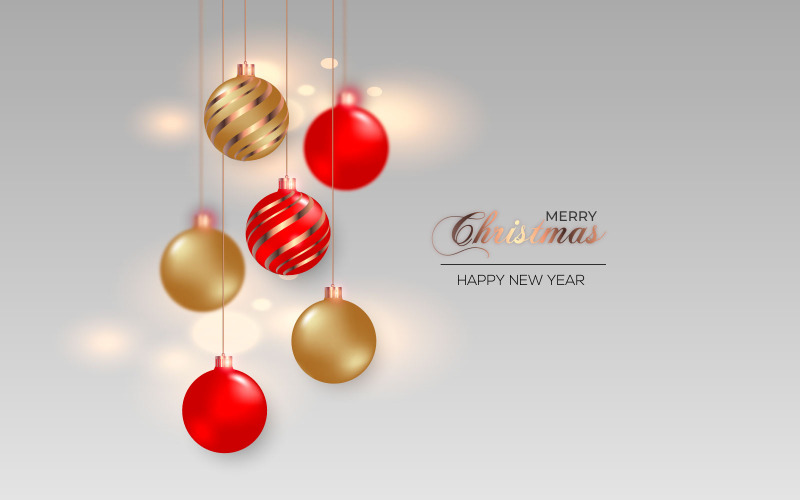 Realistische kleurrijke kerstbal ornamenten