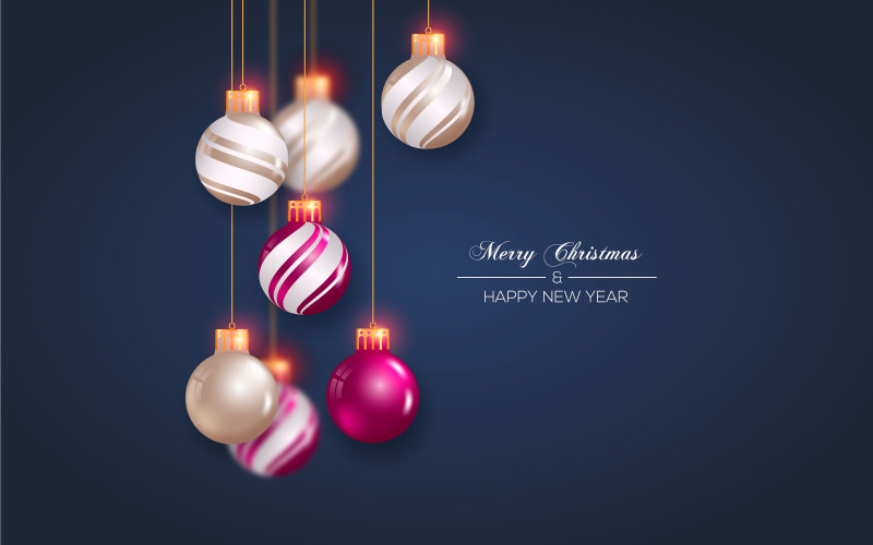 Decoratieve kerstbalcollectie