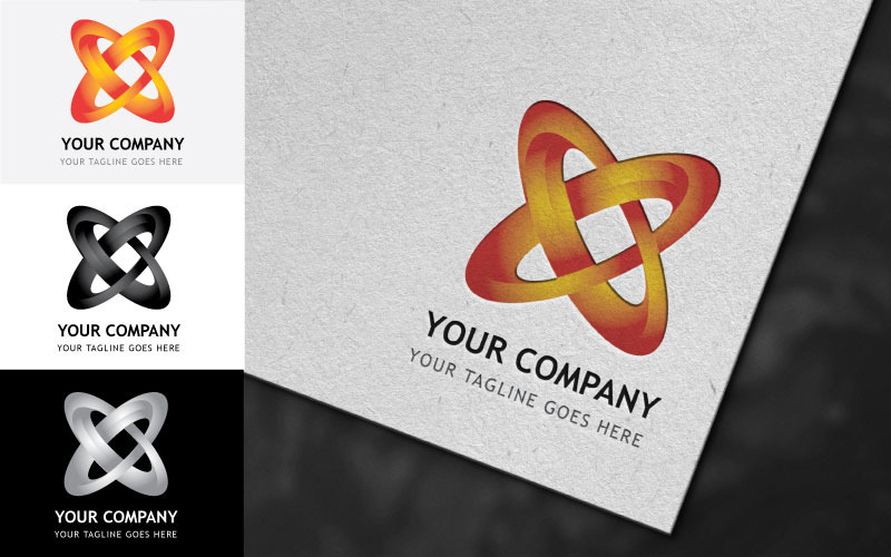 Дизайн логотипа новой технологии для фирменного стиля вашей компании
