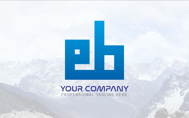 NUOVO design del logo della lettera EB professionale e moderno: identità del marchio